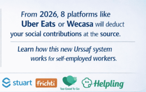 Self-employed in France: social contribution withholding by platforms from 2026 | KAY Solutions